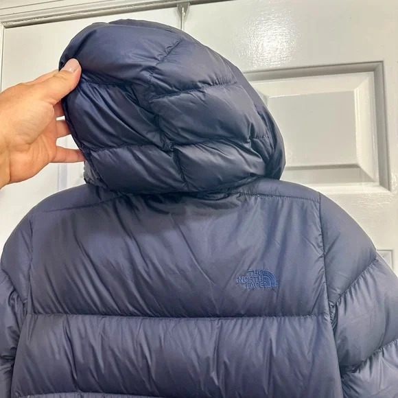 The North Face Women's Dark Blue Long Puffer Coat - Picture 5 of 13